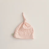 Merino Baby Knot Hat- Blushed Pink 6-12 Months